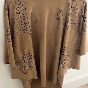 Alberto Makali New York suede vintage one of one Poncho